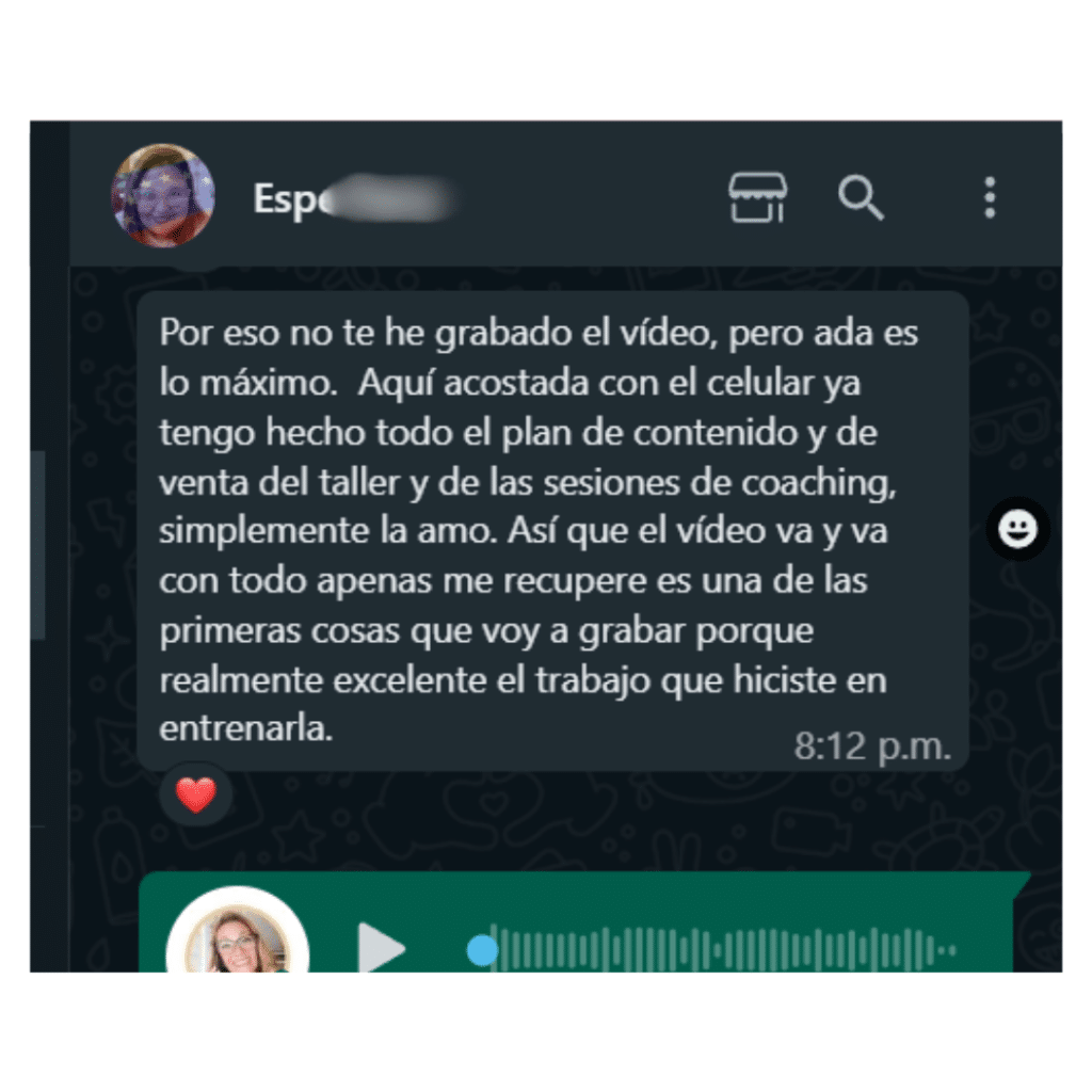 testimonio guiada